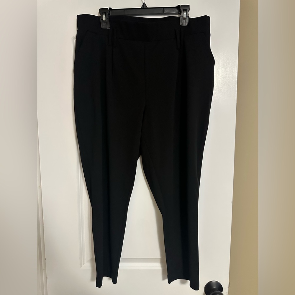 Jules & Leopold Black Cropped Ankle Dress Pants